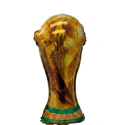 GLOBO METALIZADO SILUETA COPA DEL MUNDO 50X20