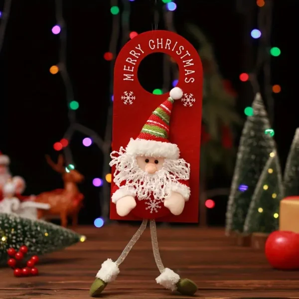 ADORNO NAVIDAD PARA PUERTA PAPA NOEL
