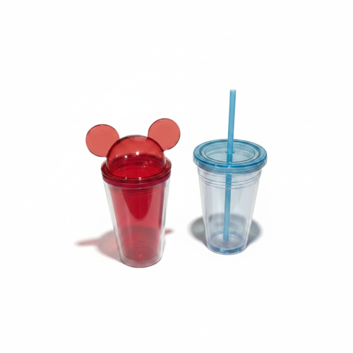 VASOS INFANTIL PELOTITA DE COLORES - MICKEY-CONFETIS