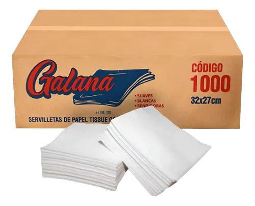 SERVILLETAS GALANA 33X27 TISSUE CAJA