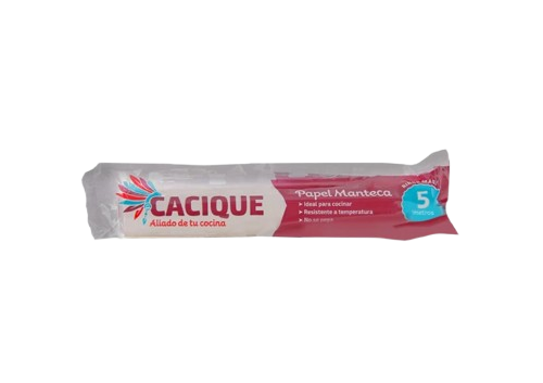 PAPEL MANTECA FAMILIAR CACIQUE 28X5MTS