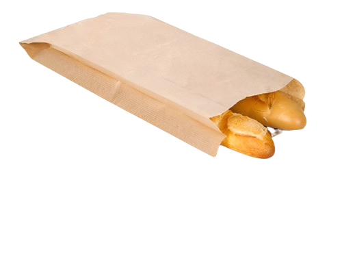 BOLSA PAPEL KRAF BAGUETTE 9.5X4X50