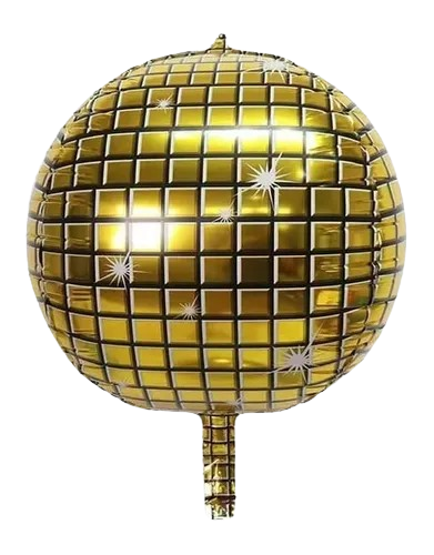 GLOBO METALIZADO ESFERA BOLICHE GRANDE