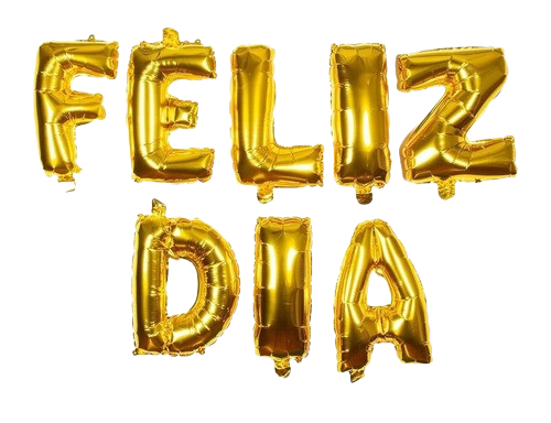 GLOBO METALIZADO FELIZ DIA