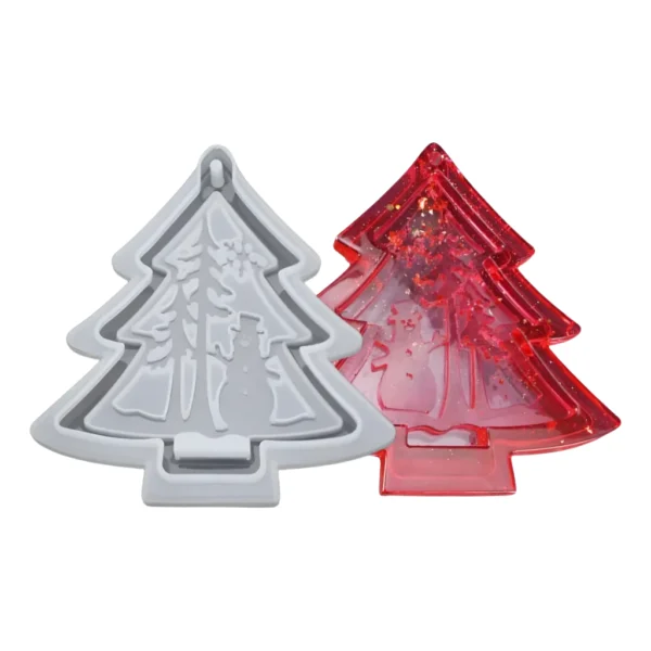 MOLDE SILICONA NAVIDAD 20X20