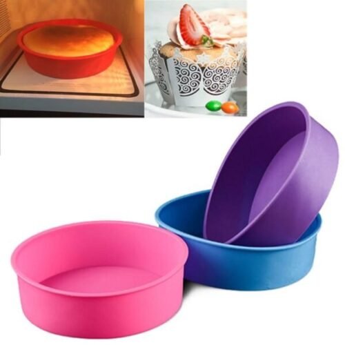 MOLDE SILICONA TRICOLOR BISCOCHUELO 22CM