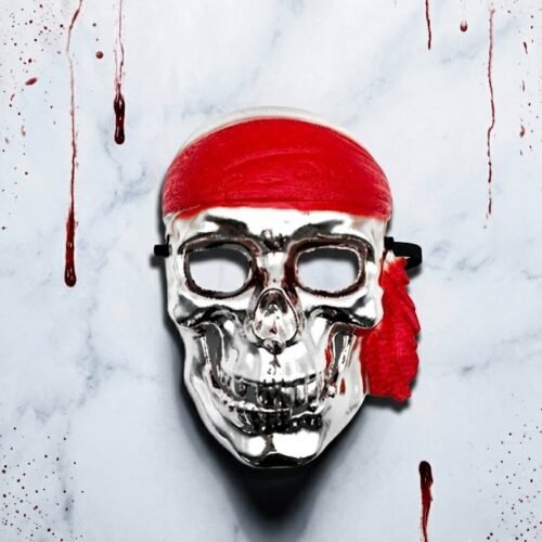 HA26 MASCARA RIGIDA CALAVERA PIRATA