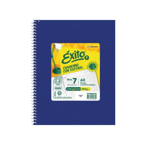 CUADERNO ESPIRAL GRANDE 21X27X80HJ