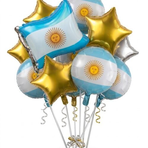 set-arg.jpg SET DE GLOBO ARGENTINA ESTRELLA BANDETA