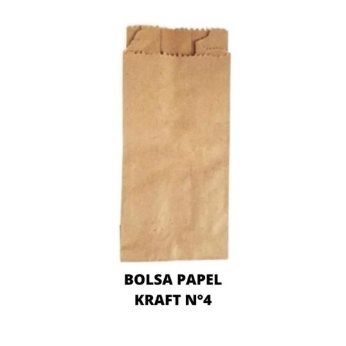 BOLSA PAPEL KRAF 4