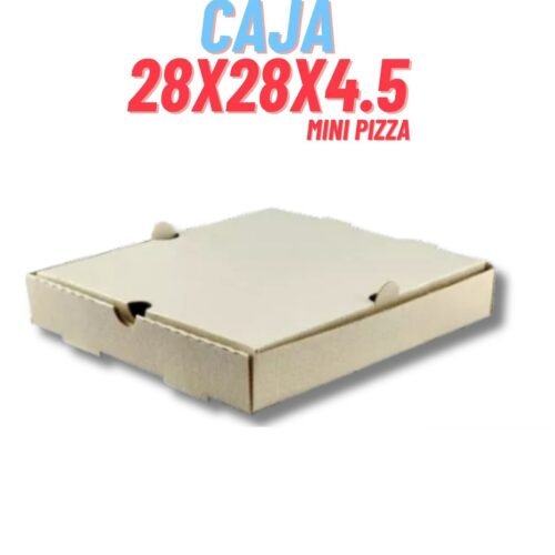 CAJA EDG PIZZA M/M 6 PORC BAJA 28X28X4.5 UNID
