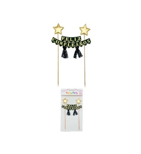 TOPPER GUINALDA CON ESTRELLA