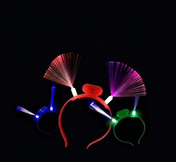 VINCHA FIBRA OPTICA LUMINOSA
