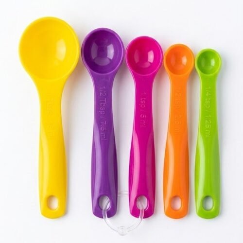 SET 5 CUCHARAS MEDIDORAS PLASTICA