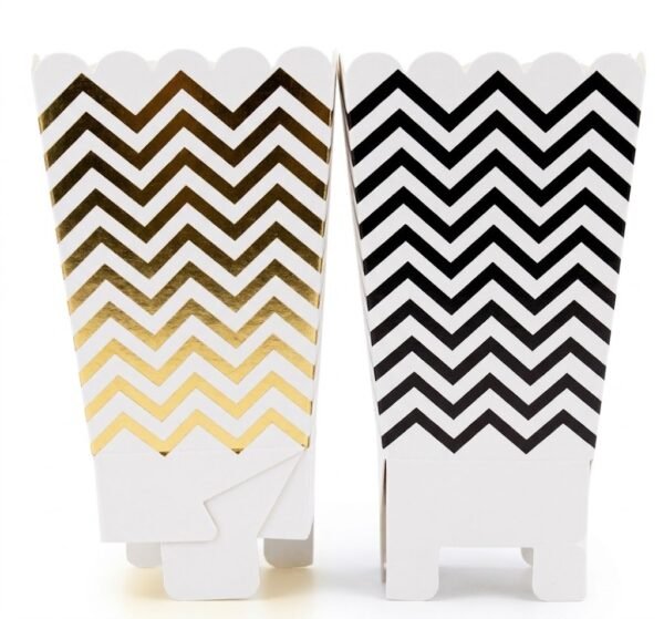 POCHOCLERA IMPORTADA ZIC-ZAC PLATA DORADO 10X6 PAQ X12UNID