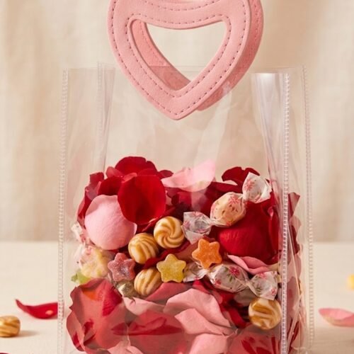 BOLSA PVC MANIJA CORAZON CUERINA 153X80