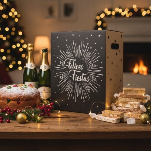 CAJA EDG EMPRESARIAL NAVIDAD FF 30X34X17