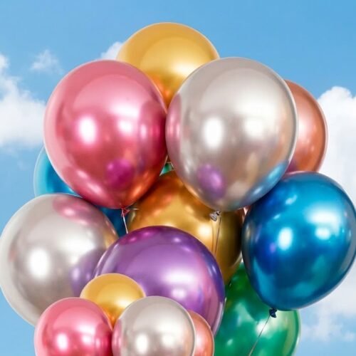 GLOBO LATEX MULTICOLOR X10UNID