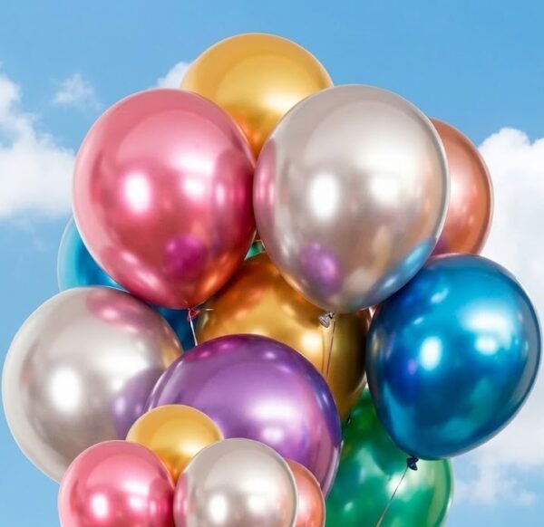 GLOBO LATEX MULTICOLOR X10UNID